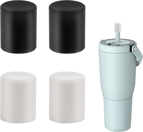 4PCS Magnetic Straw Cap, Silicone Magnetic Straw Cover Compatible with Brümate All Era and Resa Tumblers, Straw Accessories Ideal for Commuters, Athletes, Students, Gym and Office