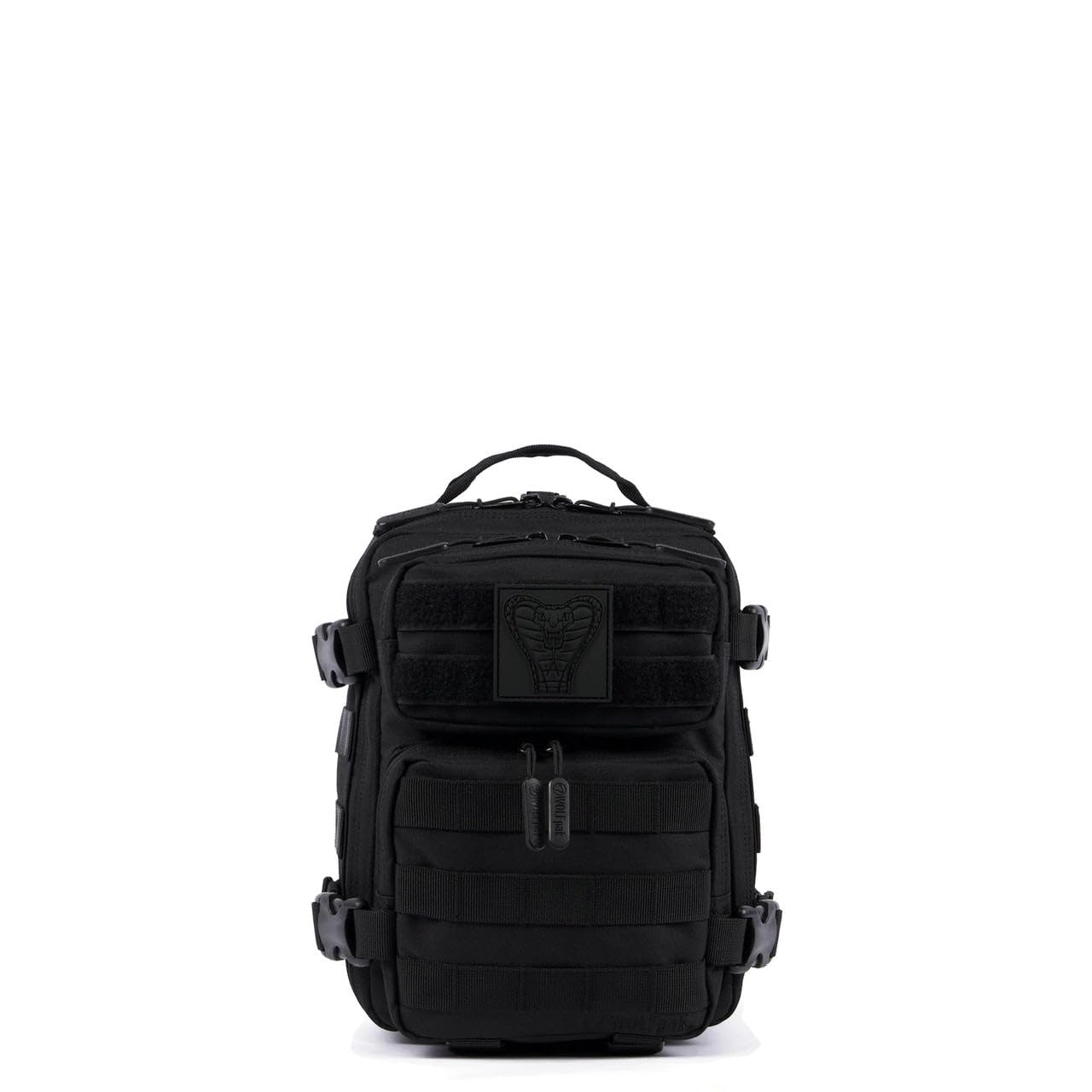WOLFpak 9L Mini Tactical Backpack (Alpha Black) | Compact, Small Everyday Carry Bag for Gym, School, Travel | Durable, Water-Resistant Daypack with Molle System and Patch Panel