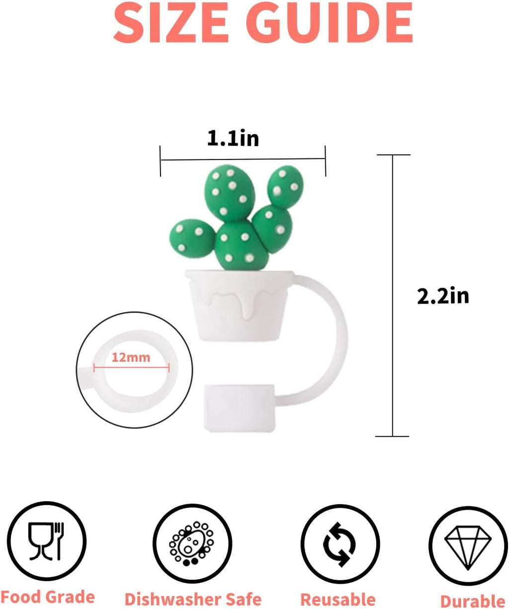 Straw Compatible With Brumate 30oz & 40oz, Adjustable Silicone Era Straw Cover, 6PCS Colorful Straws (Star)