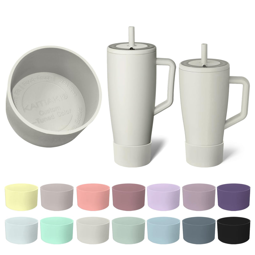 Silicone Boot Compatible with Brumate Era 40 oz 30 oz Tumbler, Anti-Slip Bottom Sleeve Cover Bumper, Scratch-Resistant Protective Accessories, BPA-Free (Dark Aura)