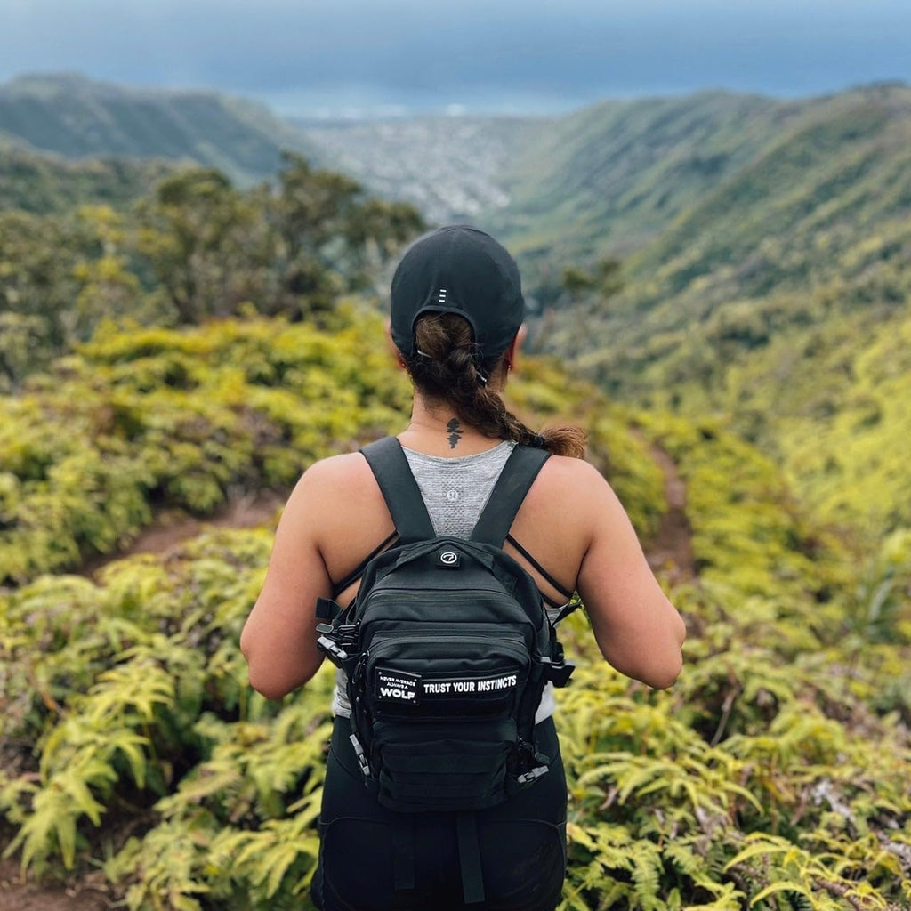 WOLFpak 9L Mini Tactical Backpack (Alpha Black) | Compact, Small Everyday Carry Bag for Gym, School, Travel | Durable, Water-Resistant Daypack with Molle System and Patch Panel